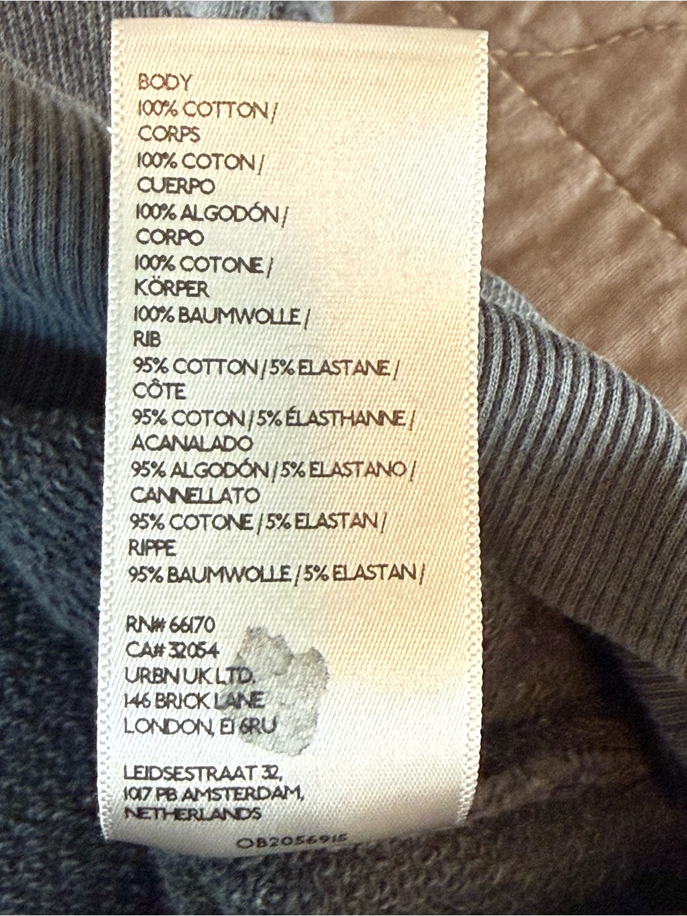 Pilcro Niki Bubble Sweatshirt in Charcoal - Picture 9 of 12
